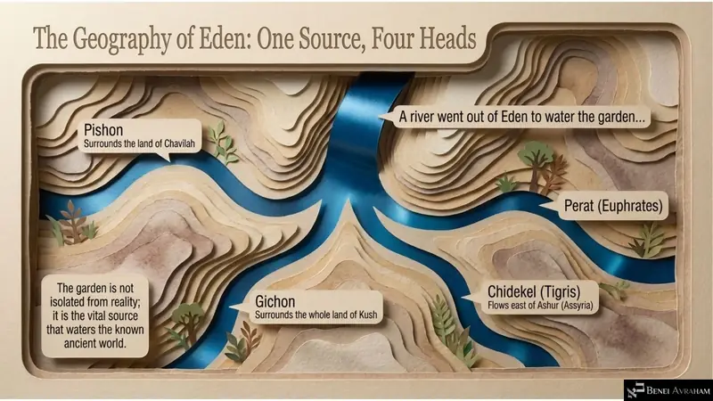 The Geography of Eden: one source, four heads (Genesis 2:10–14)