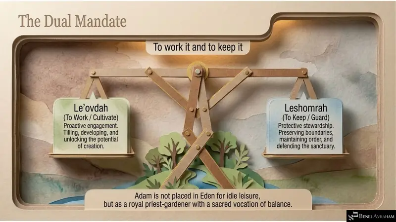 The Dual Mandate: to work it and to keep it (Genesis 2:15)
