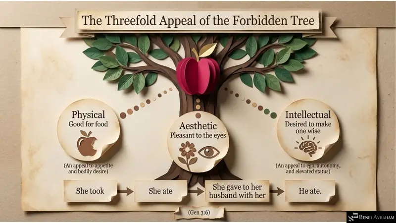 The threefold appeal of the forbidden tree (Genesis 3:6)