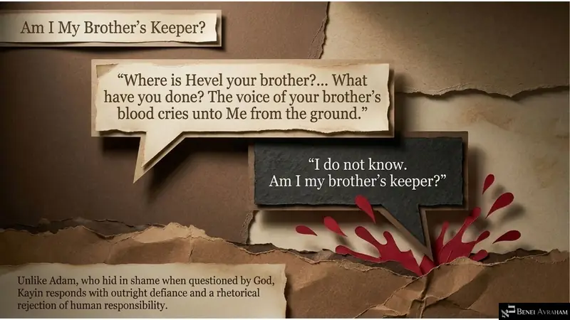 Am I my brother’s keeper? (Genesis 4:9–10)