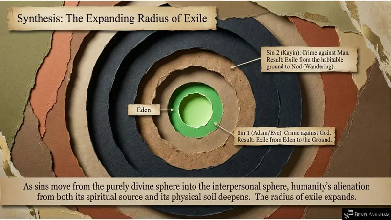 Synthesis: the expanding radius of exile