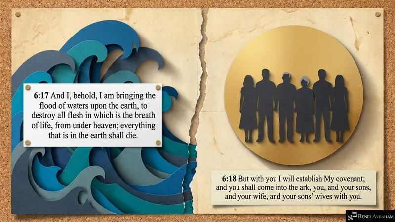 The flood and the covenant: “But with you I will establish My covenant” (Genesis 6:17–18)