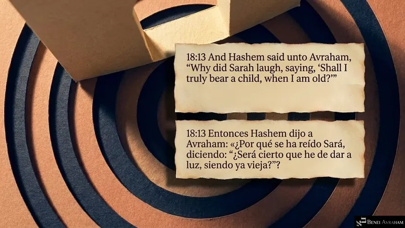“Why did Sarah laugh?” Hashem asks Avraham, as the rings of laughter spread from the tent (Genesis 18:13).